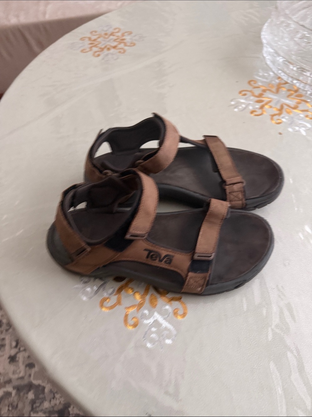 Teva Men's Brown & Black Outdoor Sport Sandals